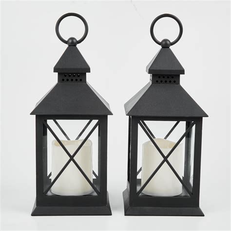 Buy Pegasus Zuric Set of 2 Hanging Lanterns with LED Candle from Home ...