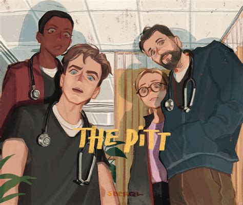 The Pitt fan art by River (seeroquel on Instagram and Twitter) | Pitt ...