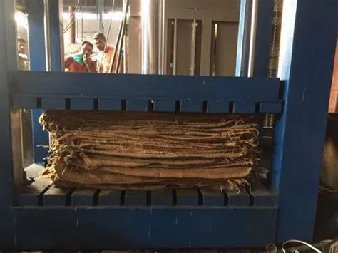 JUTE BAG BAILING PRESS MACHINE - Raw Jute Bags Baler Manufacturer from ...