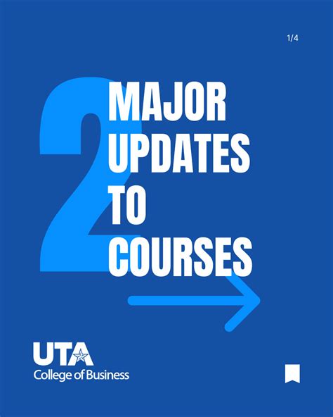 UTA College of Business | ‼️Changes to Courses‼️ Business Mavericks, we ...