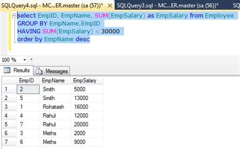 Image result for Using Having in SQL