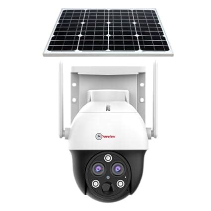 Buy Trueview 4G Solar Security Camera | Wireless PTZ CCTV | 1296p ...