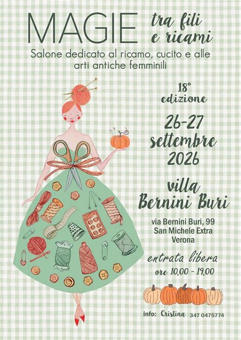 MAGIE tra fili e ricami 2026, Via Bernini Buri 99 San Michele Extra ...