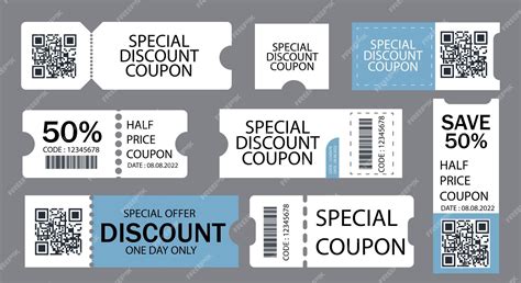 Premium Vector | Free vector modern coupon sale label collection with ...