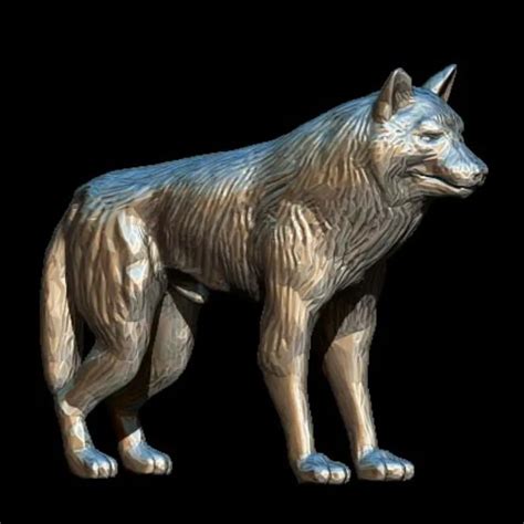Elegant Fox 3D Model STL & 3DM Download