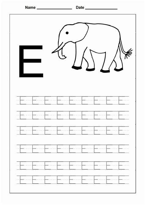 Letter E Printables - Printable Word Searches