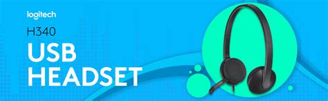 Buy Logitech H340 USB Wired Headset with Mic in India www.tpstech.in