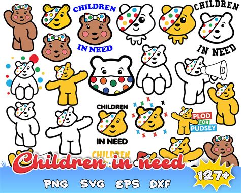 Children in Need Svg Bundle, Children in Need Png, Children - Inspire Uplift