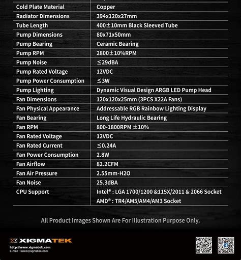 Xigmatek Liquid Killer X 360 AIO CPU Liquid Cooler – Black
