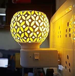 Arghavali Electric Camphor Diffuser Burner | Kapoor Dani Night Lamp ...