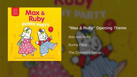 Image result for Max and Ruby Theme Song