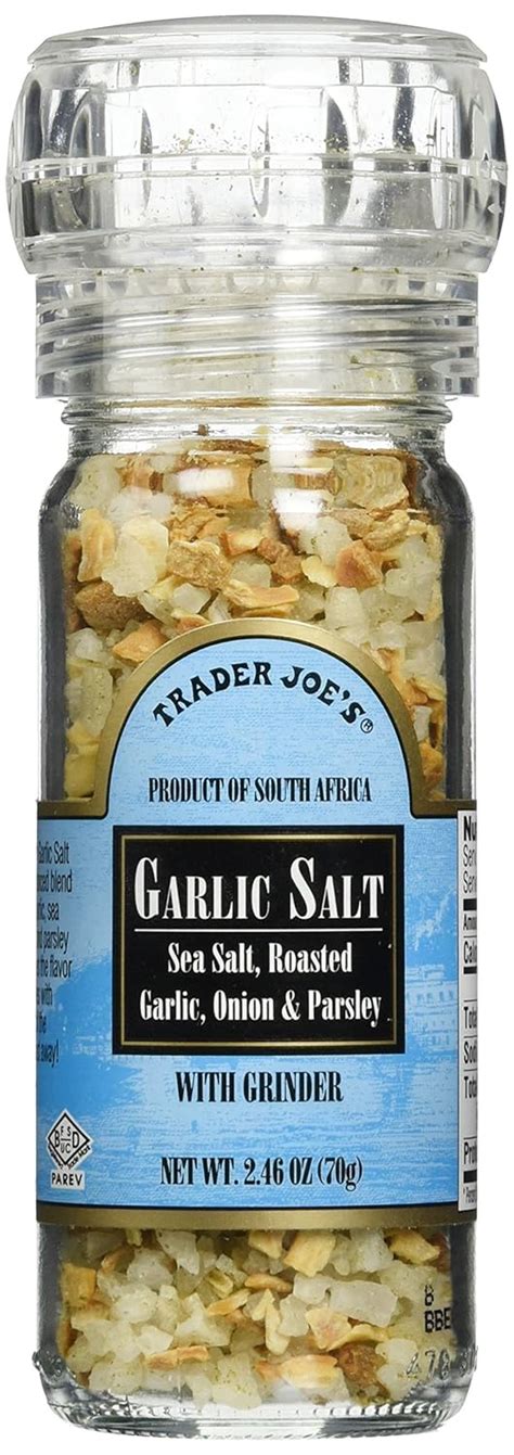 Trader Joe's Garlic Salt with Grinder, 2.46 oz : Amazon.in: Grocery ...
