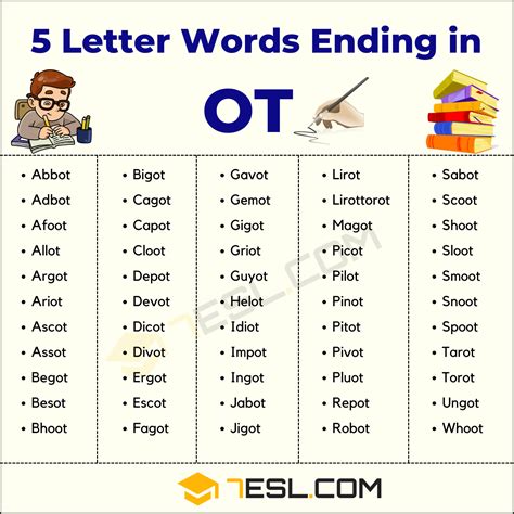 5 Letter Word Ending In Oth - Printable Calendars AT A GLANCE