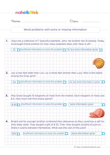 Problem Solving Worksheet 6 Grade 的图像结果