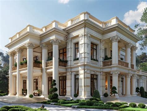 An arched neoclassical building with hanging PTT banners