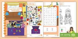 Phonics Home Learning Activity Booklet Level 3 ai, ee, igh, oa, oo, oo, ar,