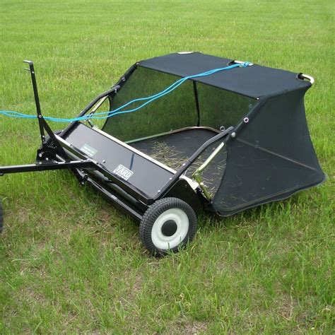 Yard Tuff 42 Inches Quick Assembly Tow Style Lawn Sweeper for Debris ...