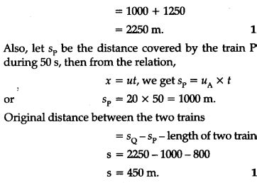 TWo trains P and Q of length 400 m each are moving on two parallel ...