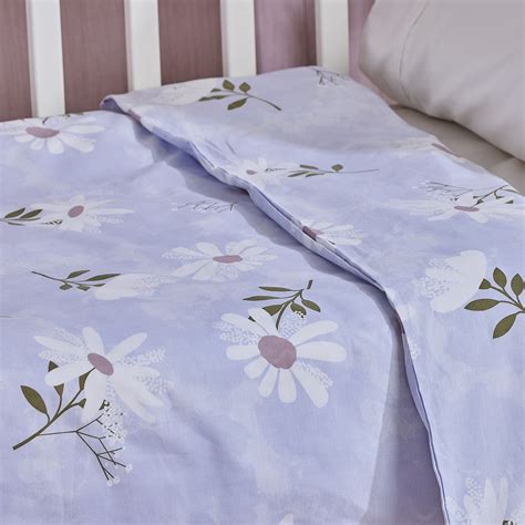 Kids Bedding - bb&b Kids Daisy Lilac Duvet Cover Set