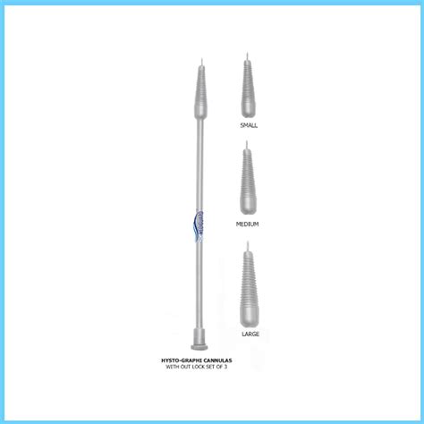 MEDIGUARD HYSTO - GRAPHI CANNULA WITH OUT LOCK SET OF 3 – JE MEDIGUARD