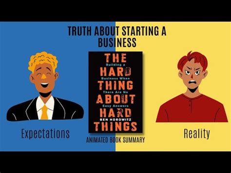 Hard Things about Hard Things Video Lecture - Summaries: Must Read ...