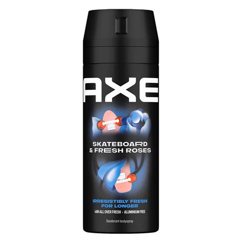 Buy Axe Men Deodorant Body Spray, Skateboard & Fresh Roses,150ml Online ...