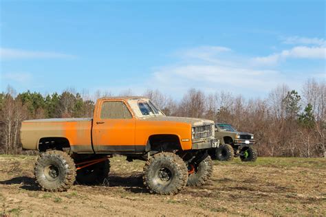 Lifted Ford Mud Truck