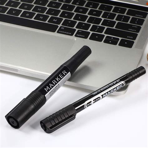 Blulu 6-Piece Double-Ended Permanent Marker Set with Ultra India | Ubuy