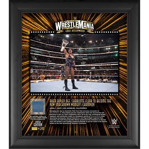 Rhea Ripley WWE Framed 15" x 17" 2023 WrestleMania 39 Night 1 Collage ...