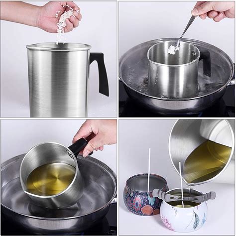 Snapklik.com : Wax Melting Pot 3L Wax Cup Scented Candle DIY Wax ...