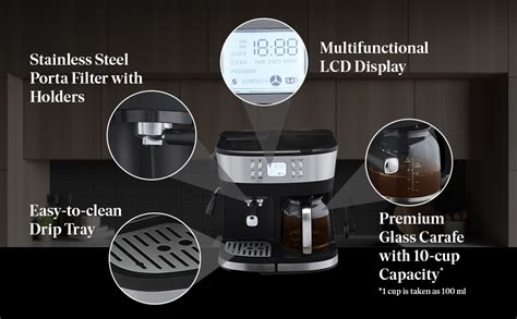 Morphy Richards DuoPresso 2-in-1 Coffee Maker Drip & Espresso