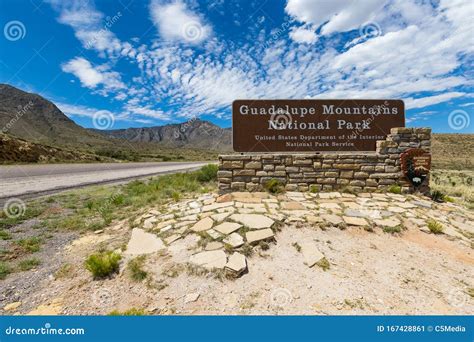 Salt Flat, TX / USA - July 9, 2019: Guadalupe Mountains National Park ...