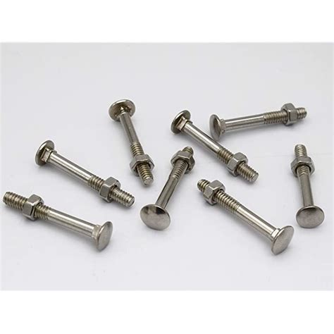 Buy RAB Carriage Bolts with Nuts 2.5 inch (1 Packet of 100 PCS) Online ...