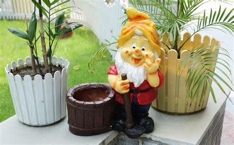 Wonderland Gnome Planter (Garden pots, Outdoor Garden pots, Garden ...