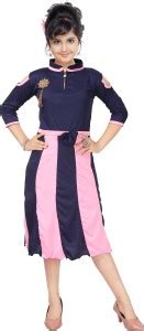 PMS Fashion Girls Below Knee Party Dress Price in India - Buy PMS ...
