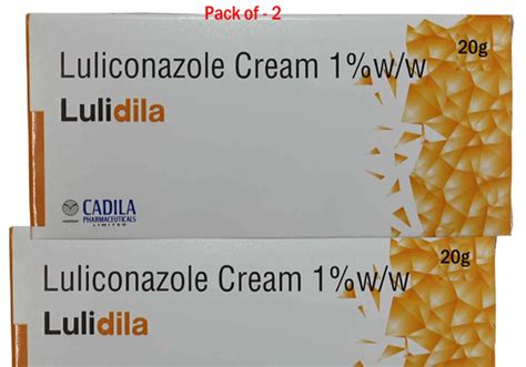 Buy Lulibet-Luliconazole cream by Cadila-20gm- Pack of 2 online from ...