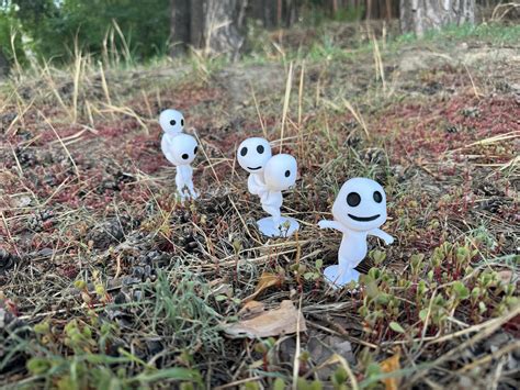Kodama From Princess Mononoke, Tree Spirits. Set of Kodama,anime ...