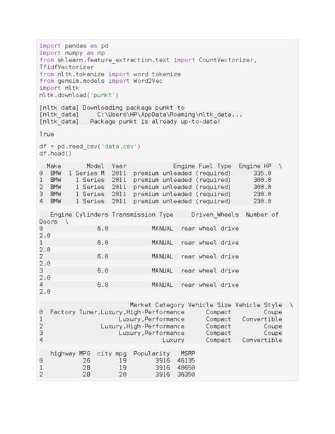 NLP Practical 2: Data Analysis with Pandas and Scikit-Learn - Studocu