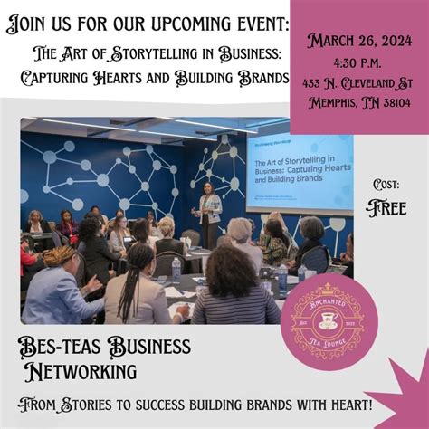 Tickets for Business Bes-teas Networking Event -The Art of Storytelling ...