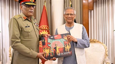 यूनुस की कारस्तानी... PAK जनरल को दिए मैप में पूर्वोत्तर भारत को दिखा ...