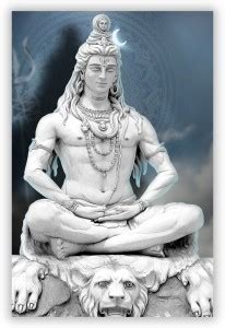 Lord Shiva Bholenath Hindu Religious | white color Shive ji Poster For ...