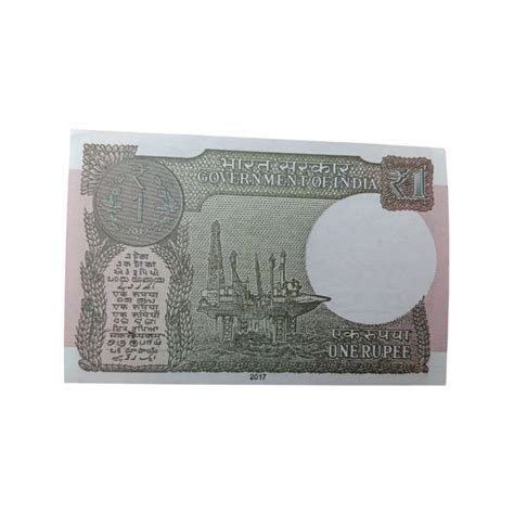 2017 1 Rupee UNC Note - Shaktikanta Das