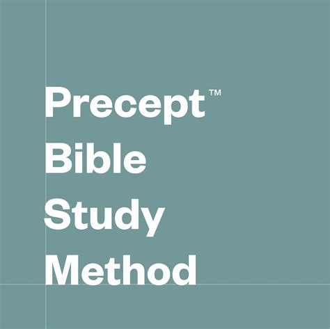 Precept Bible Study Method Guide (Download) | Precept Ministries Canada