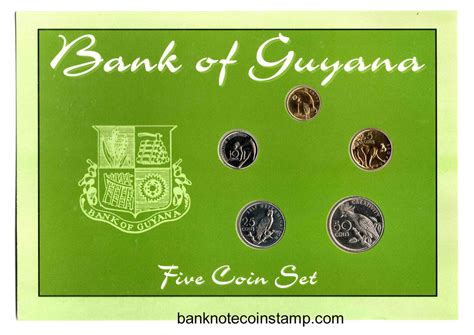 Guyana Wild Animals Set Of 5 Coins – Banknotecoinstamp