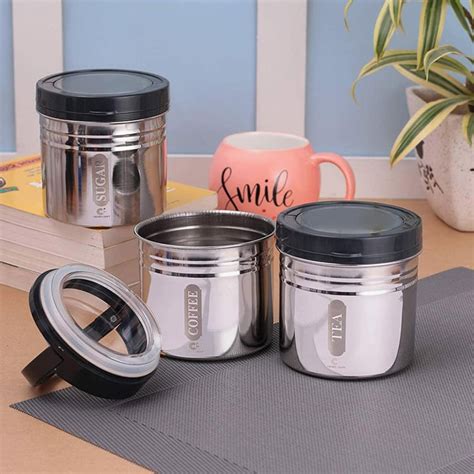 Buy CROWN CRAFT Multicolour Printed Cylindrical Stainless Steel ...