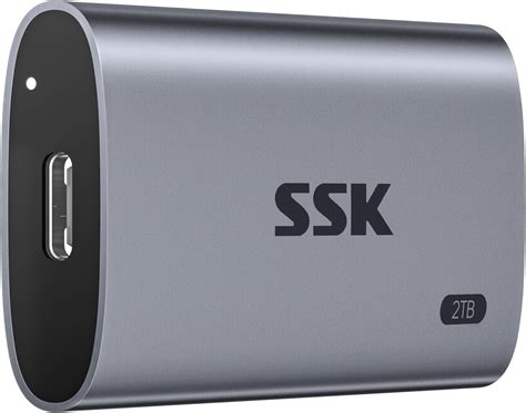 SSK Portable SSD 2TB, up to 2000MB/s External Solid State Drives, USB 3 ...