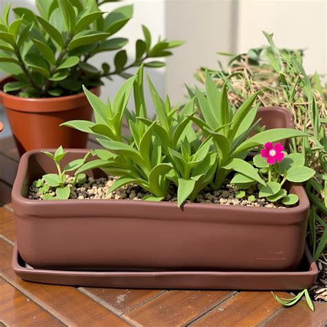 Lasaki Rectangle Truffle rec003 with Plate Truffle rec003 Ceramic Pots ...