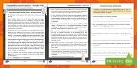 Reading Comprehension For Grade 8 - Twinkl South Africa
