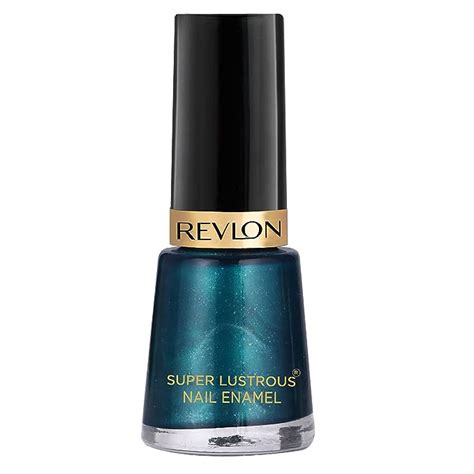 Buy REVLON Glossy Finish Nail Enamel, Peacock Blue, 8ml Online at Low ...