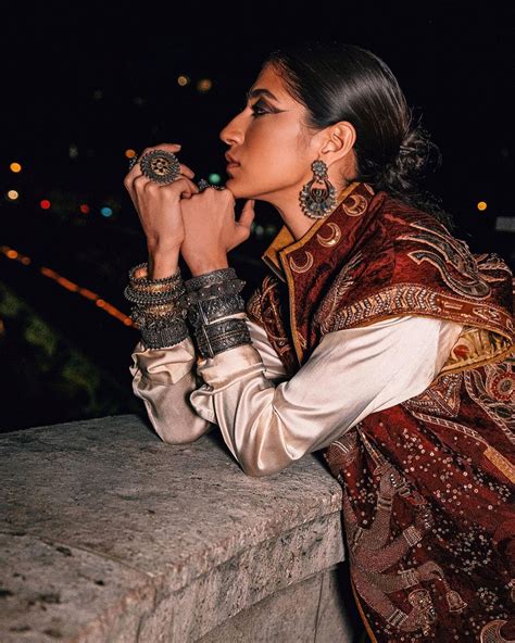 Divya Saini In Silver Jewellery – Sangeeta Boochra